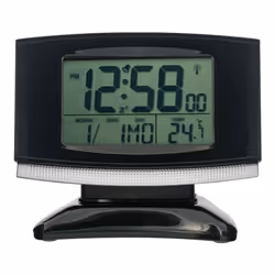 Acctim 71207 Acura SmartliteÃÂ® Radio Controlled Alarm Clock, Black