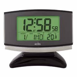 Acctim 71207 Acura SmartliteÃÂ® Radio Controlled Alarm Clock, Black