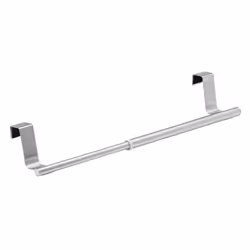 WENKO 79173100 Over-door towel rail Telescope - extendable, Stainless steel, 22-35 x 7 x 4 cm, Silver matt