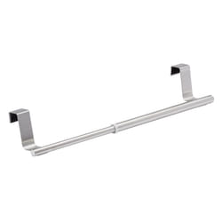 WENKO 79173100 Over-door towel rail Telescope - extendable, Stainless steel, 22-35 x 7 x 4 cm, Silver matt