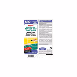 HG Wall and Floor Grout Protector, Super Grouting Protection for Kitchen, Bathroom & Home, Sealer Protects Against Oil, Grease, Mould & Moisture,