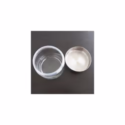 Alessi "Dressed" Glass Jar Hermetic Lid in 18/10 Stainless Steel Mirror Polished With Relief Decoration, Silver