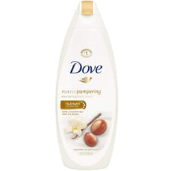 Dove Purely Pampering Nourishing Body Wash  Nutrium Moisture  Shea Butter with Warm Vanilla 22 oz (Pack of 6)