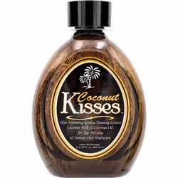 Ed Hardy Coconut Kisses Golden Tanning Lotion Cruelty Free Gluten Free Mineral Oil Free DHA Free for All skin type 13.5 oz