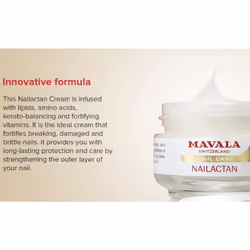 Mavala Nail Care Nailactan Nutritive  Nail Cream In Jar  Supports Damaged Nails  Nourishing  Moisturizing Nail Care Cuticle Cream  Promotes Nail Growt