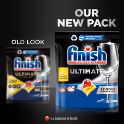 Finish Ultimate Infinity Shine Dishwasher 100 Tablets bulk