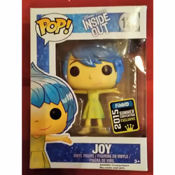 Disney Pixar Inside Out #132 Joy Pop Figurine 2015 Summer Convention E
