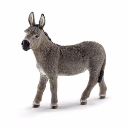 Schleich Farm World Realistic Donkey Animal Figurine - Highly Detailed and Durable Farm Animal Toy Fun and Educational Play ...