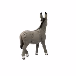 Schleich Farm World Realistic Donkey Animal Figurine - Highly Detailed and Durable Farm Animal Toy  Fun and Educational Play for Boys and Girls  Gift