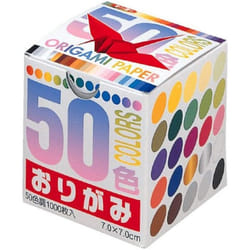 Origami Paper 50 Colours 1000 Cranes by Toyo (Japan Import)
