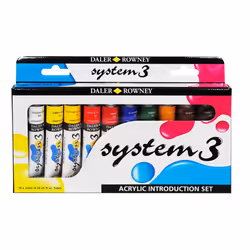 Daler - Rowney System 3 Acrylic Paint Introduction Set