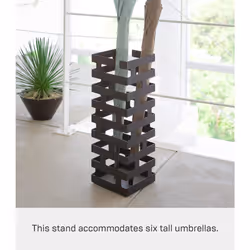 YAMAZAKI Home Storage Walking Canes | Steel | Umbrella Stand  Small  Black
