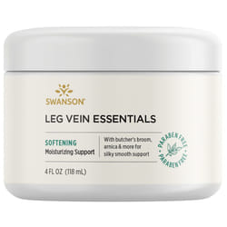 Swanson Leg Vein Essentials Cream 4 fl Ounce (118 ml) Cream