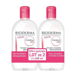 Bioderma Crealine H2O Micelle Solution 2 x 500ml
