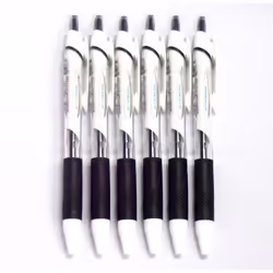 uni-ball Uni Jetstream Standard Ballpoint Pen 0.5 mm Black Ink White Body 6 pens per Pack (Japan Import) [Komainu-Dou Ori ...