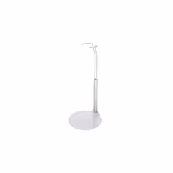 Kaiser Doll Stand 2201 - White Doll Stand for 11" to 12" small-waisted Fashion Dolls like Barbie