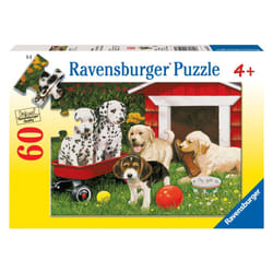 Ravensburger Puppy Party - 60 Piece Jigsaw Puzzle for Kids - Every Piece is Unique  Pieces Fit Together Perfectly