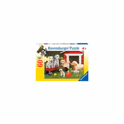 Ravensburger Puppy Party - 60 Piece Jigsaw Puzzle for Kids - Every Piece is Unique  Pieces Fit Together Perfectly