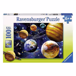 Ravensburger Space 100 Piece Jigsaw Puzzle for Kids - Every Piece is Unique Pieces Fit Together Perfectly Blue