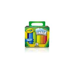Crayola Sidewalk Chalk  Assorted Colors  24 Count  Multicolored