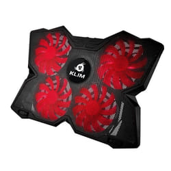 KLIM Wind laptop cooling pad 48.3 cm (19") 1400 RPM Black