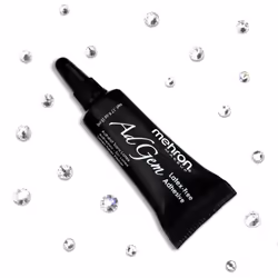 Mehron Makeup AdGem Adhesive with 30 Rhinestones Rhinestone Glue Latex-Free Eyelash Glue Body Glue Body Adhesive .17 fl o ...