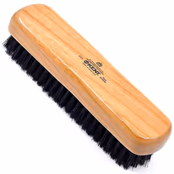 Kent CC2 Finest 100% Handcrafted Black Boar Bristle Cherrywood Clothes Brush and Travel Size Lint Remover for Cashmere Wool ...