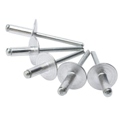 ISPINNER 50pcs 3/16 x 5/8 Large Flange Aluminum Blind Rivets  4.8 x 16mm Pop Rivets Silver