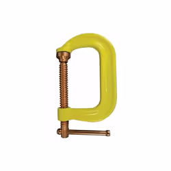 Bessey 013-CDF404CHV Drop Forged C Clamp, Hi-Vis Yellow - 4 in.