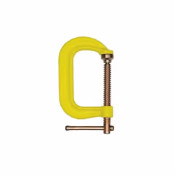 BESSEY 013-CDF408CHV Drop Forged C-Clamp Clamping Capacity 0-8 in., 4 .50 in. Throat Depth Clamping Force, 6900 Lb