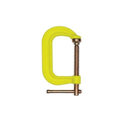 BESSEY 013-CDF408CHV Drop Forged C-Clamp Clamping Capacity 0-8 in., 4 .50 in. Throat Depth Clamping Force, 6900 Lb