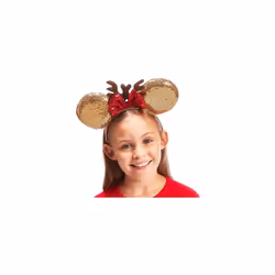 Minnie Mouse Festive Reindeer Ears Headband For Kids Girls Fancy