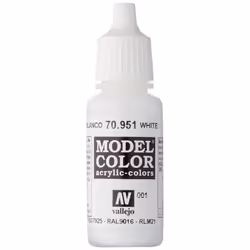 Vallejo White Model Color 2 Paint 17ml