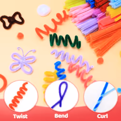 Praisebank 1000pcs Christmas Green Pipe Cleaners  Pipe Cleaners  Pipe Cleaners for Crafts.