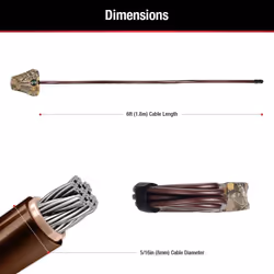 Master Lock Python Trail Camera Adjustable Camouflage Cable Locks 8418KA-12 CAMO 12-pack Brown