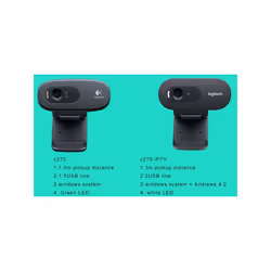 LOGITECH C270 HD Video 720P Web Built-in USB2.0 Computer Camera Webcam