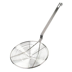 Thunder Group Nickel Plated Spiral Wire Skimmer  9-Inch