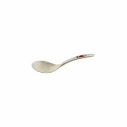 Thunder Group 12-Pack Thailand Rice Ladle 9-Inch by 3-Inch White