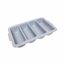 Thunder Group PLFCCB001 4Compartment Cutlery Box  Grey
