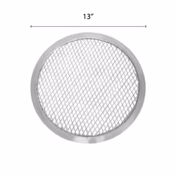 Thunder Group SeamlessRim Aluminum Pizza Screen  13 Inch