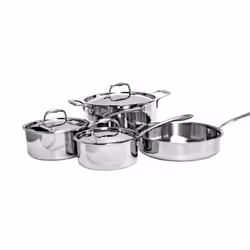 Thunder Group 7 Piece TriPly Cookware Set