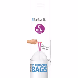 Brabantia Bin Liners, Size C, 10-12 L - 20 Bags