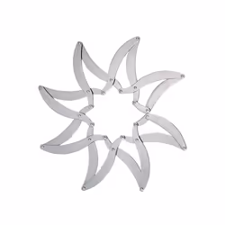 Alessi Augh Expanding PanStand Silver
