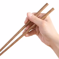 M.G Wenge Wood Chopsticks 10 Pairs Wooden Chopsticks Chinese Japanese Korean Reusable Wood Chopsticks Dishwasher Safe Chopsticks(9.8inch)