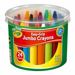 CRAYOLA MY FIRST EASY GRIP 24 JUMBO WAX CRAYONS