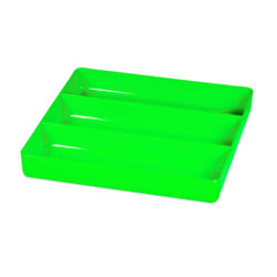 Ernst Tool Garage Organizer Tray  Green  3-Compartments