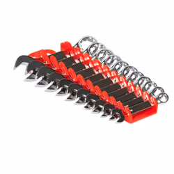 Ernst Spanner/Wrench Organiser 11 Stubby Tool Gripper Red 5076