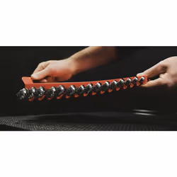 ERNST 5083HV Gripper Wrench Organizer  11 Tool  High Visibility