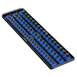 Ernst 8451 3-Rail Socket BossÂ® Storage Organiser Twist Lock 18" Blue