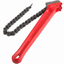 Mophorn Heavy Duty Oil Filter Chain Wrench, 36 inch, Double-Jaw & Anti-Skip Teeth, Ergonomic Handle, Rustproof Chain 30 inch